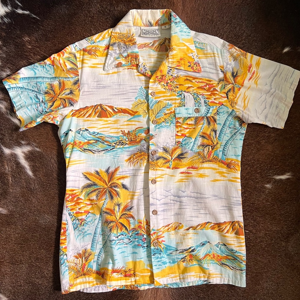 Tropical Escape Men's Button Down Shirt